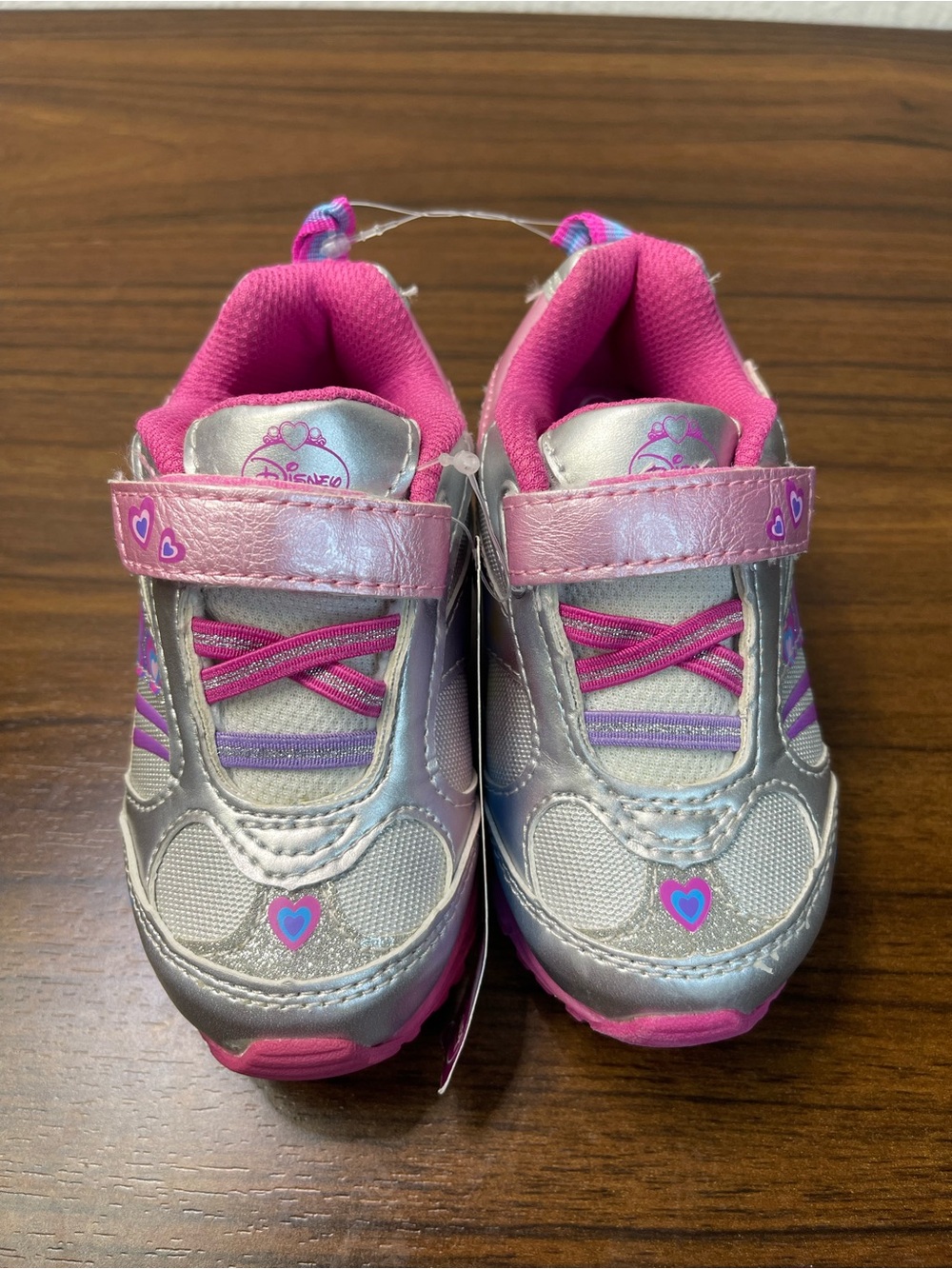 Disney Princess Light Up Toddler Girl Sneaker Shoes Size 7MED